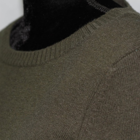 Cynthia Rowley Wool Army Green Sheath Dress (S) - Picture 3 of 11